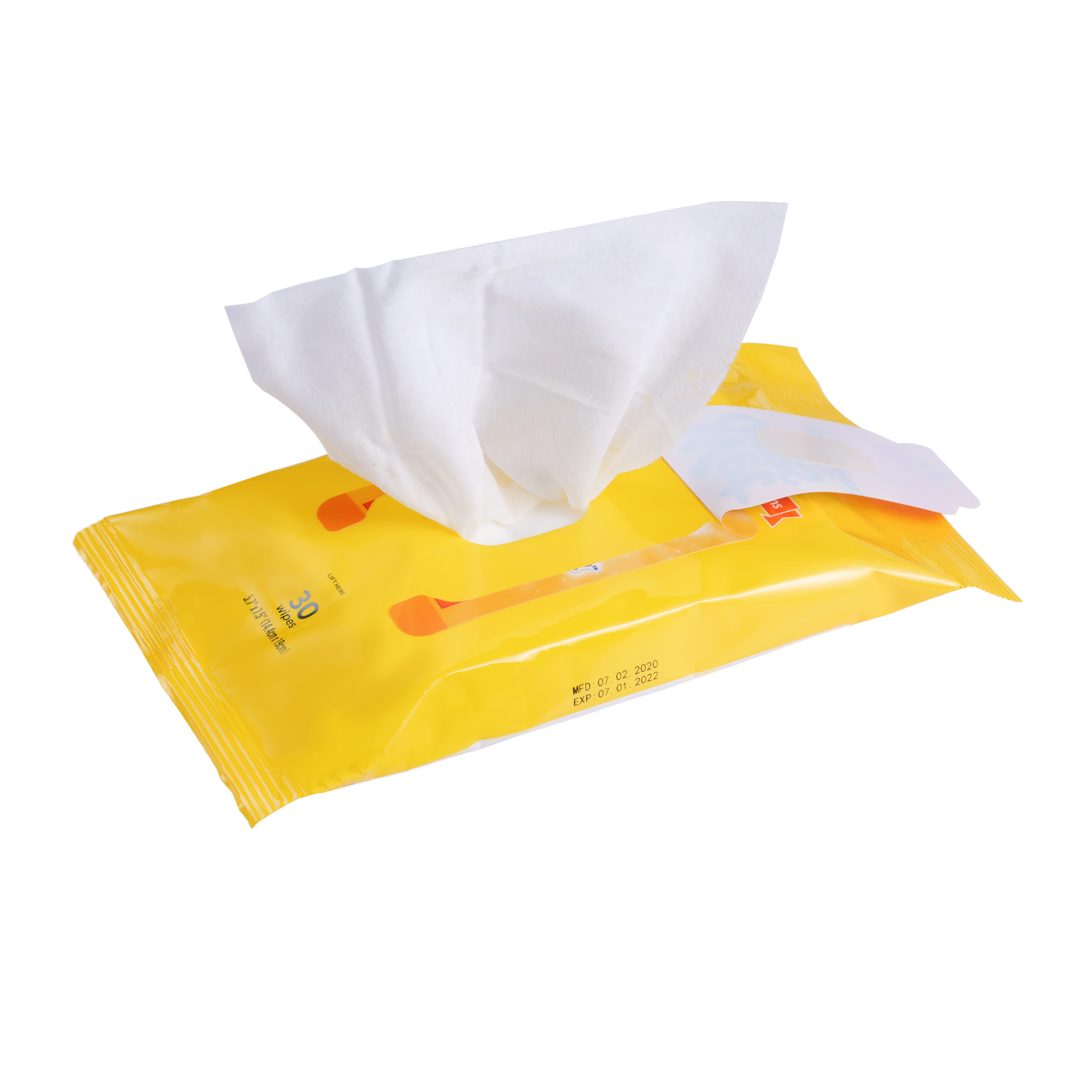 Wet Ones for Pets Antibacterial Paw & Tushie Dog Wipes With Chamomile, Tropical Splash Scent, 30